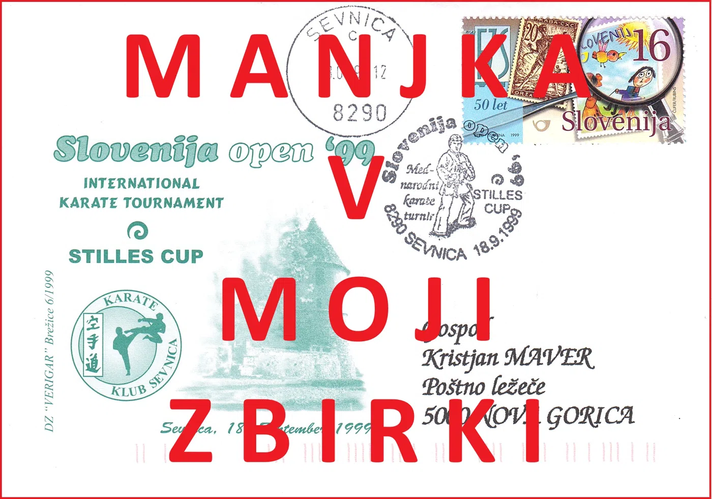 MEDNARODNI KARATE TURNIR - SLOVENIJA OPEN '99